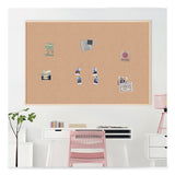 Cork Bulletin Board, 35 X 23, Natural Surface, Birch Frame
