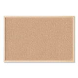 Cork Bulletin Board, 35 X 23, Natural Surface, Birch Frame