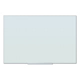 Floating Glass Ghost Grid Dry Erase Board, 36 X 24, White
