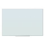 Floating Glass Ghost Grid Dry Erase Board, 48 X 36, White