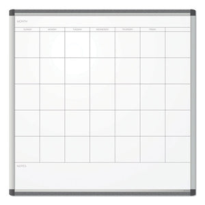 Pinit Magnetic Dry Erase Undated One Month Calendar, 36 X 36, White