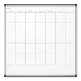 Pinit Magnetic Dry Erase Undated One Month Calendar, 36 X 36, White