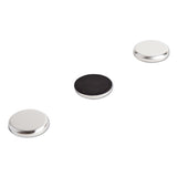 High Energy Magnets, Circle, Silver, 1.25" Dia, 12-pack