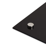 Black Glass Dry Erase Board, 96 X 47