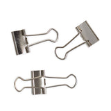 Binder Clips, Small, Silver, 72-pack