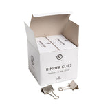 Binder Clips, Medium, Silver, 72-pack