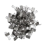 Binder Clips, Medium, Silver, 72-pack