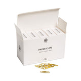 Paper Clips, Medium, Gold, 1,000-pack