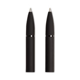 Monterey Ballpoint Pen, Medium 1 Mm, Black Ink, Black Barrel, Dozen