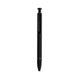 Monterey Ballpoint Pen, Medium 1 Mm, Black Ink, Black Barrel, Dozen