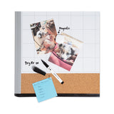 3n1 Magnetic Mod Dry Erase Board, 20 X 16, White Surface, Gray-black Frame