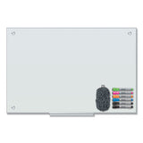 Magnetic Glass Dry Erase Board Value Pack, 48 X 36, White