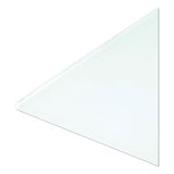 Floating Glass Dry Erase Board, 48 X 36, White