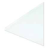 Floating Glass Dry Erase Board, 72 X 36, White