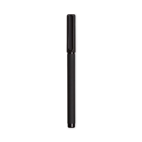 Catalina Porous Point Pen, Stick, Fine 0.7 Mm, Black Ink, Black Barrel, 12-pack