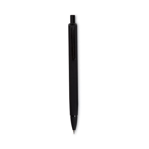 Cambria Soft Touch Mechanical Pencil, 0.7 Mm, Hb (#2), Black Lead, Black Barrel, 12-pack