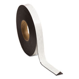 Magnetic Adhesive Tape Roll, 1" X 50 Ft, Black, 1-roll