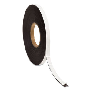 Magnetic Adhesive Tape Roll, 0.5" X 50 Ft, Black, 1-roll
