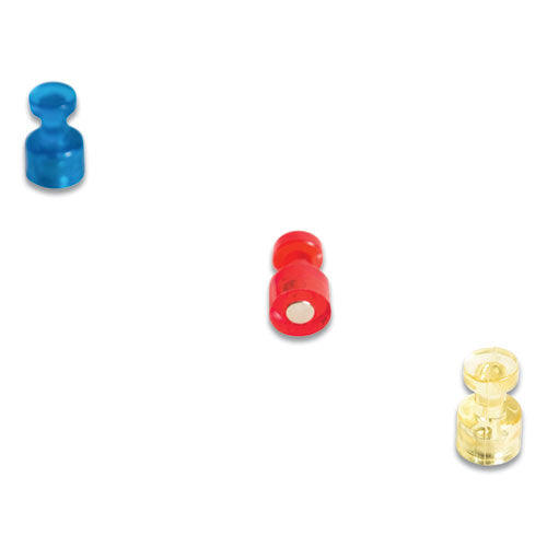 Magnetic Push Pins, Assorted, 0.75