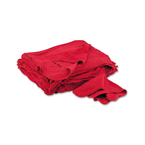 Red Shop Towels, Cloth, 14 X 15, 50-pack