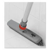 Smartcolor Swivel Corner Brush, 8 2-3", Gray Handle