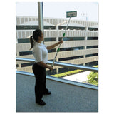 Indoor Window Cleaning Kit, Aluminum, 72" Extension Pole With 8" Pad Holder