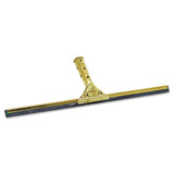 Golden Clip Brass Squeegee Complete, 12" Wide