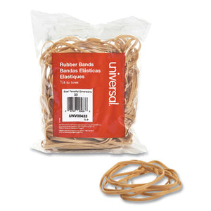 Rubber Bands, Size 33, 0.04" Gauge, Beige, 4 Oz Box, 160-pack