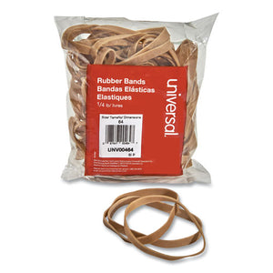 Rubber Bands, Size 64, 0.04" Gauge, Beige, 4 Oz Box, 80-pack