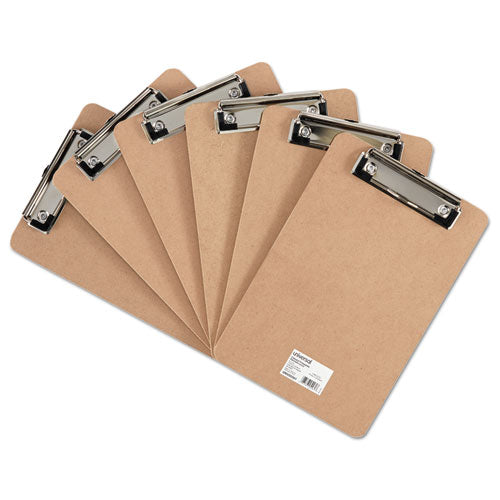 Hardboard Clipboard With Low-profile Clip, 1-2