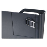 Recycled Plastic Cubicle Single File Pocket, Black