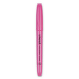 Pocket Highlighters, Chisel Tip, Fluorescent Pink, Dozen