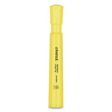 Desk Highlighters, Chisel Tip, Fluorescent Yellow, Dozen