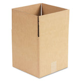 Cubed Fixed-depth Corrugated Shipping Boxes, Regular Slotted Container (rsc), Large, 10" X 10" X 10", Brown Kraft, 25-bundle