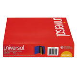 Bright Colored Pressboard Classification Folders, 2 Dividers, Letter Size, Cobalt Blue Cover, 10-box