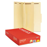 Six-section Classification Folders, 2 Dividers, Legal Size, Manila, 15-box