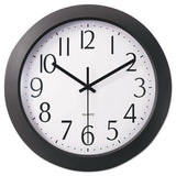 Whisper Quiet Clock, 12" Overall Diameter, Black Case, 1 Aa (sold Separately)