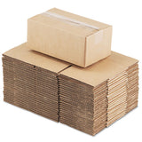 Fixed-depth Corrugated Shipping Boxes, Regular Slotted Container (rsc), 6" X 10" X 4", Brown Kraft, 25-bundle