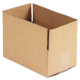 Fixed-depth Corrugated Shipping Boxes, Regular Slotted Container (rsc), 6" X 10" X 4", Brown Kraft, 25-bundle