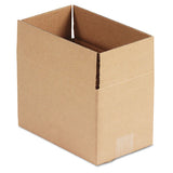 Fixed-depth Corrugated Shipping Boxes, Regular Slotted Container (rsc), 6" X 10" X 6", Brown Kraft, 25-bundle