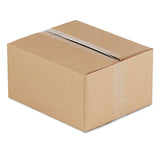 Fixed-depth Corrugated Shipping Boxes, Regular Slotted Container (rsc), 10" X 12" X 6", Brown Kraft, 25-bundle