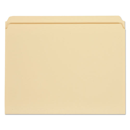 Top Tab Manila File Folders, Straight Tab, Letter Size, 11 Pt. Manila, 100-box