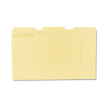 Top Tab Manila File Folders, 1-3-cut Tabs, Assorted Positions, Letter Size, 11 Pt. Manila, 100-box