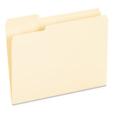 Interior File Folders, 1-3-cut Tabs, Letter Size, Manila, 100-box