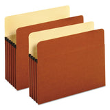 Redrope Expanding File Pockets, 3.5" Expansion, Letter Size, Assorted, 5-box