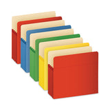 Redrope Expanding File Pockets, 3.5" Expansion, Letter Size, Assorted, 5-box