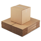 Cubed Fixed-depth Corrugated Shipping Boxes, Regular Slotted Container (rsc), 14" X 14" X 14", Brown Kraft, 25-bundle