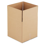 Cubed Fixed-depth Corrugated Shipping Boxes, Regular Slotted Container (rsc), 14" X 14" X 14", Brown Kraft, 25-bundle