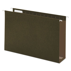 Box Bottom Hanging File Folders, Legal Size, 1-5-cut Tab, Standard Green, 25-box