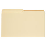 Top Tab Manila File Folders, 1-2-cut Tabs, Assorted Positions, Legal Size, 11 Pt. Manila, 100-box